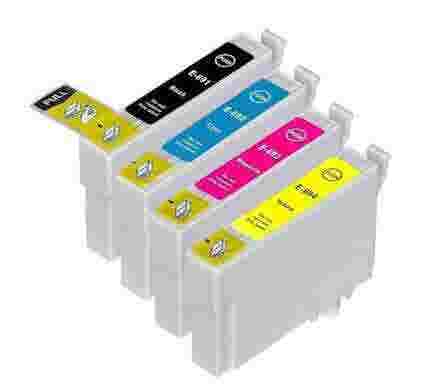 Epson 69 Remanufactured Ink Cartridge 4-Pack Combo
